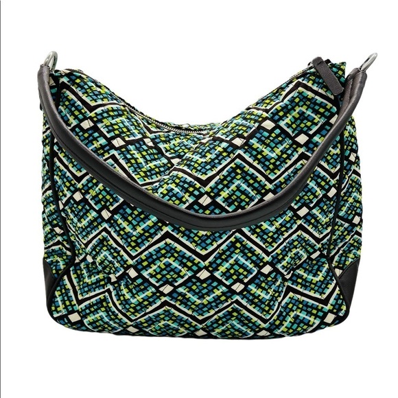 VERA BRADLEY WOMENS VIVIAN HOBO BAG IN RAINFOREST COLORS NWT - Picture 4 of 16